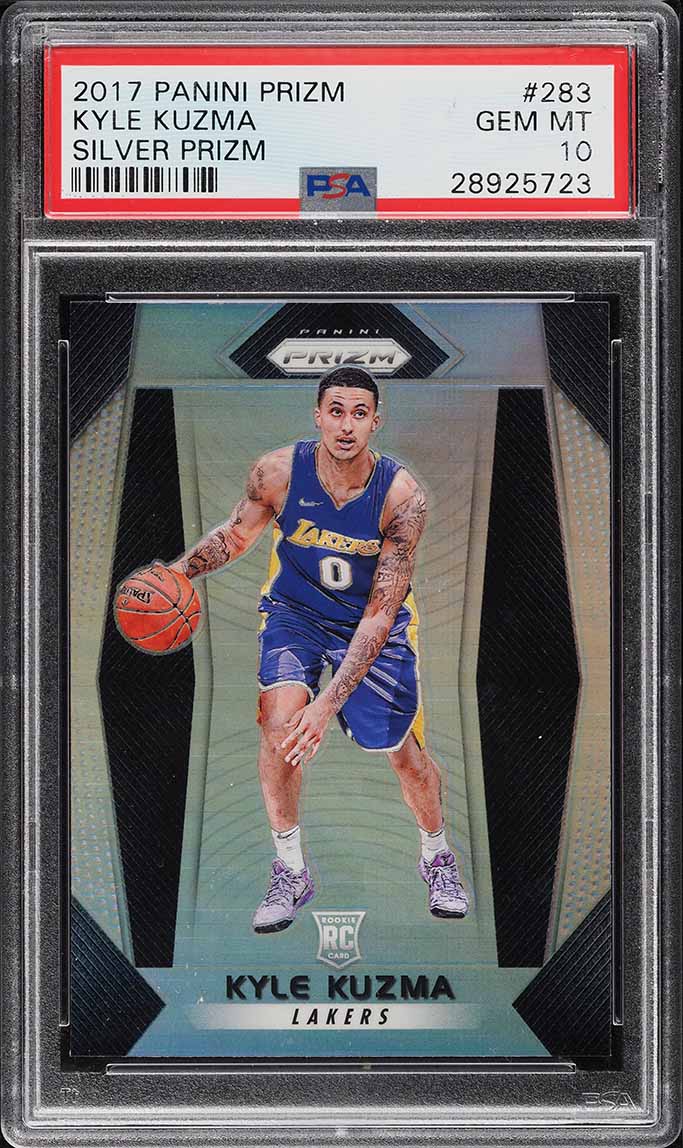 2017 Panini Prizm Emergent Fast Break Kyle Kuzma ROOKIE #EM
