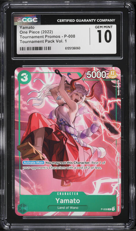 2023 One Piece Japanese Promo Magazine Vol. 17 Yamato #P-046 CGC