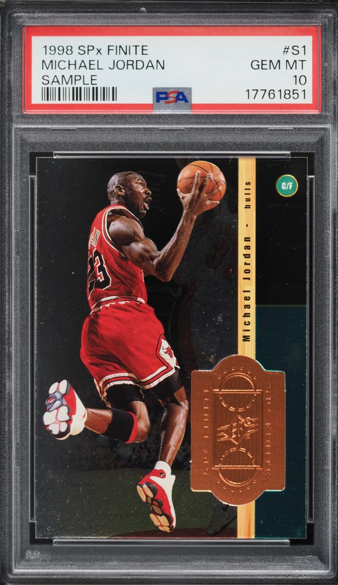 1998 SPx Finite Sample Michael Jordan #S1 PSA 10 GEM MINT