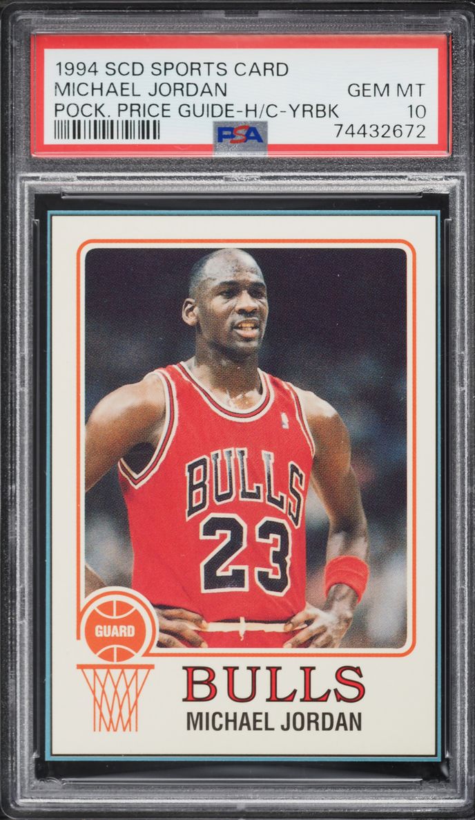 1994 SCD Sports Card Pocket Price Guide Yearbook Michael Jordan PSA 10 GEM MINT