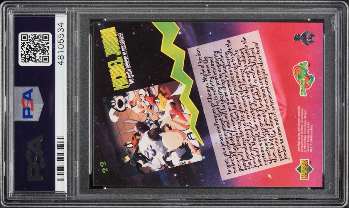 1996 Upper Deck Space Jam Michael Jordan #23 PSA 10 GEM MINT
