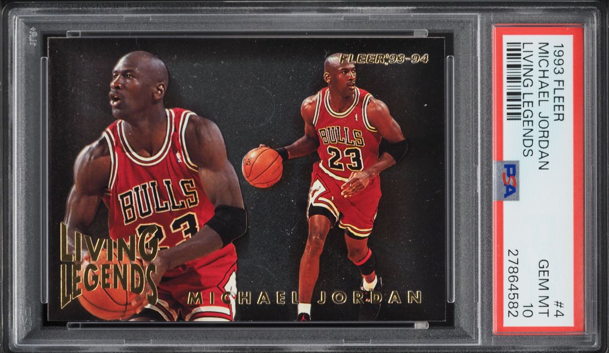 1993 Fleer Living Legends Michael Jordan #4 PSA 10 GEM MINT