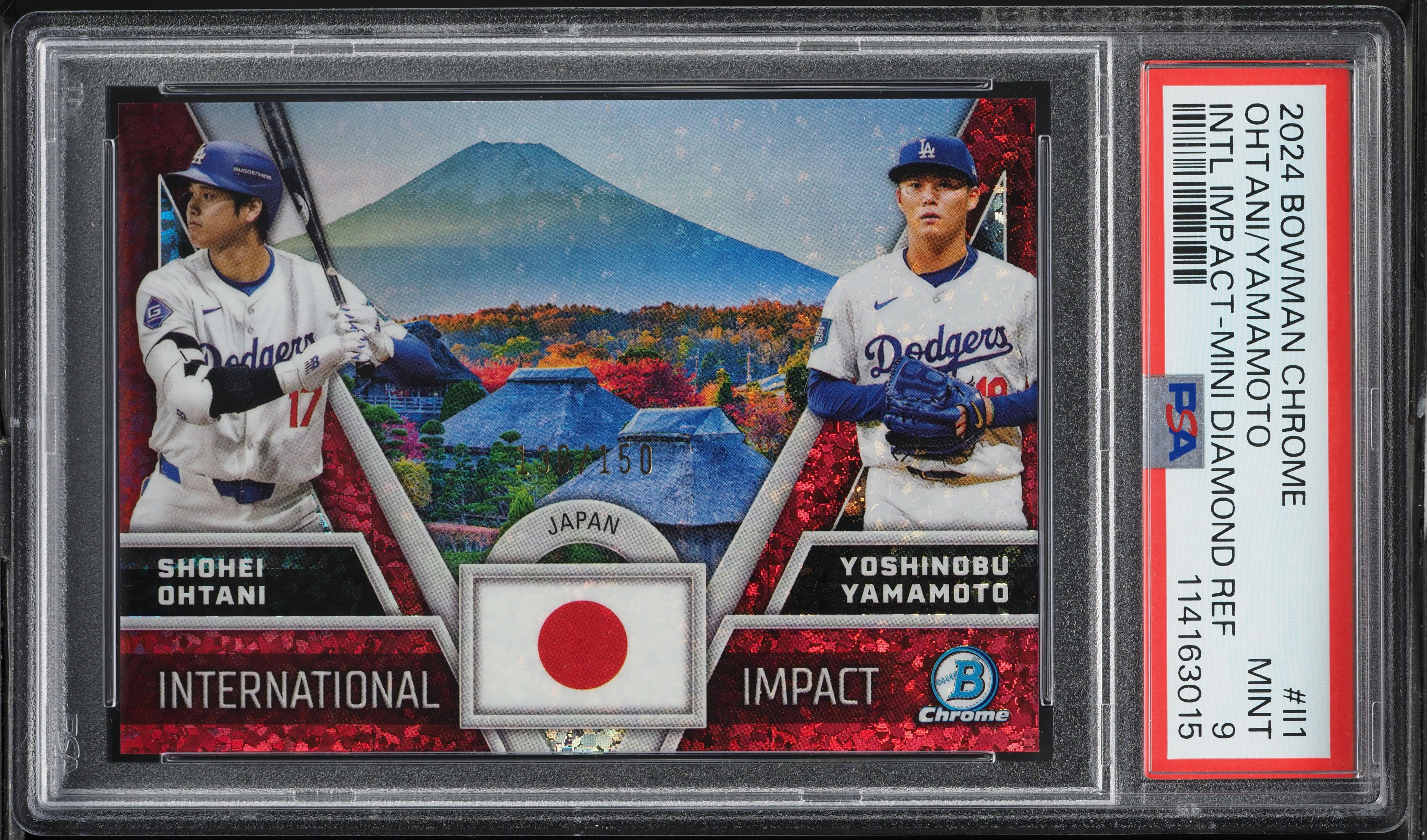 2024 Bowman Chrome International Mini Diamond Shohei Ohtani