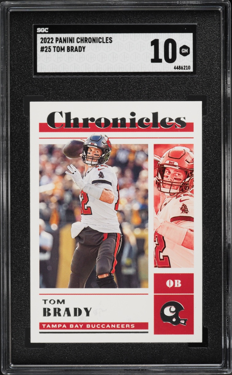 2022 Panini Chronicles Tom Brady #25 SGC 10 GEM MINT