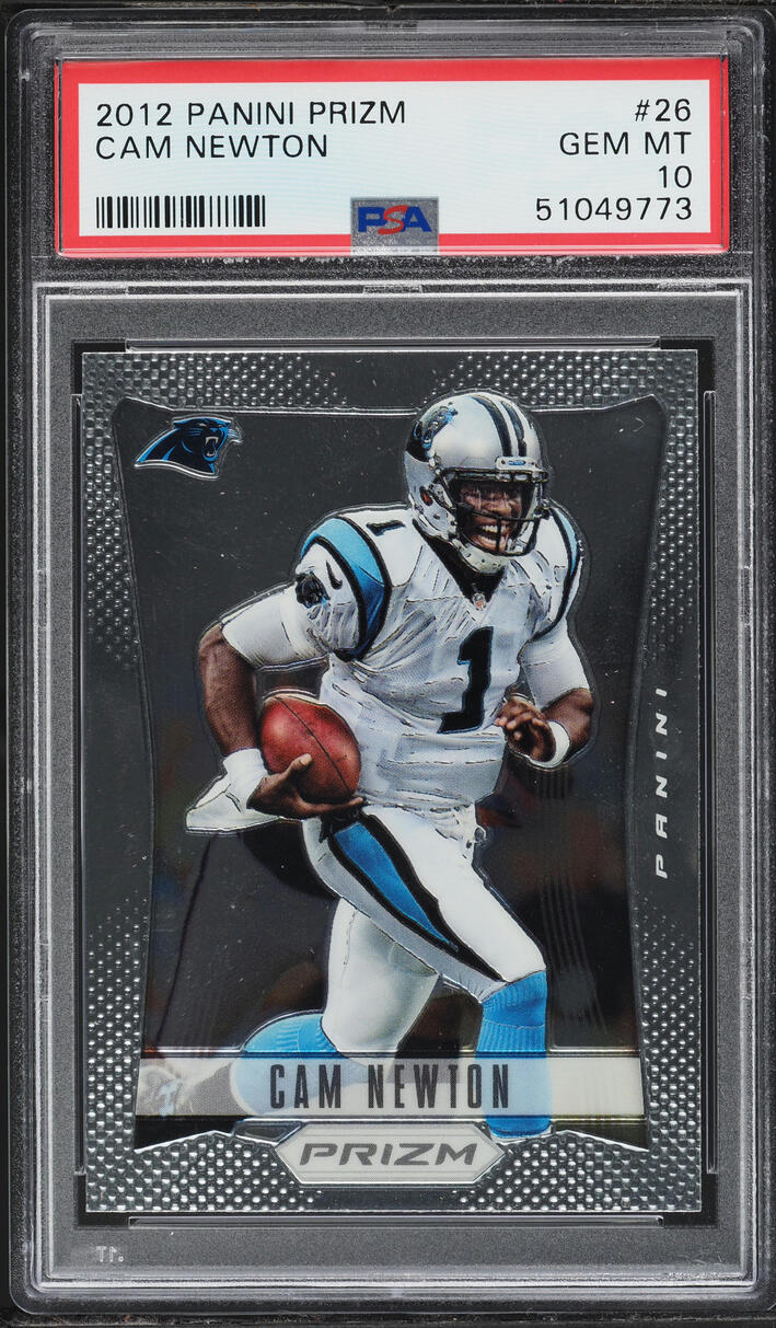 2012 Panini Prizm Cam Newton #26 PSA 10 GEM MINT