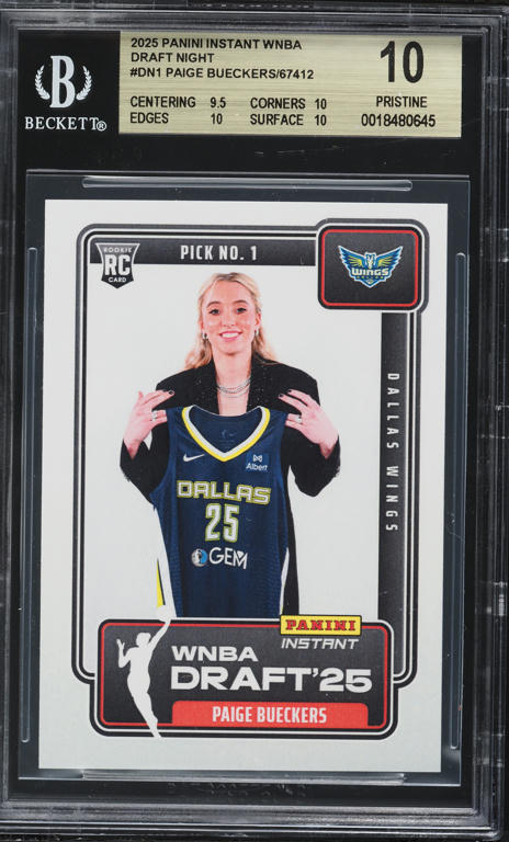 2025 Panini Instant WNBA #DN-1 PAIGE BUECKERS DRAFT NIGHT ROOKIE - Foto 11