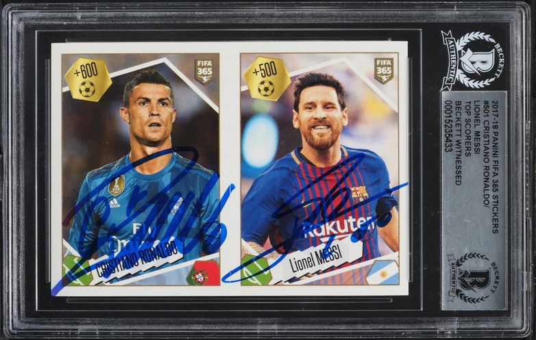 panini ULTIMATE TEAM メッシ&ロナウド Limited Edition XXL FIFA 365 2017 Panini Messi Ronaldo