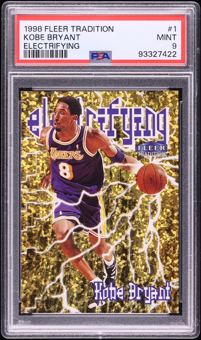 1998 Fleer Tradition Electryfying Kobe Bryant #1E PSA 9 MINT
