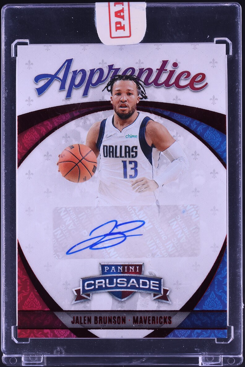 2021 Panini Chronicles Crusade Apprentice Red Jalen Brunson AUTO #APP-JBR