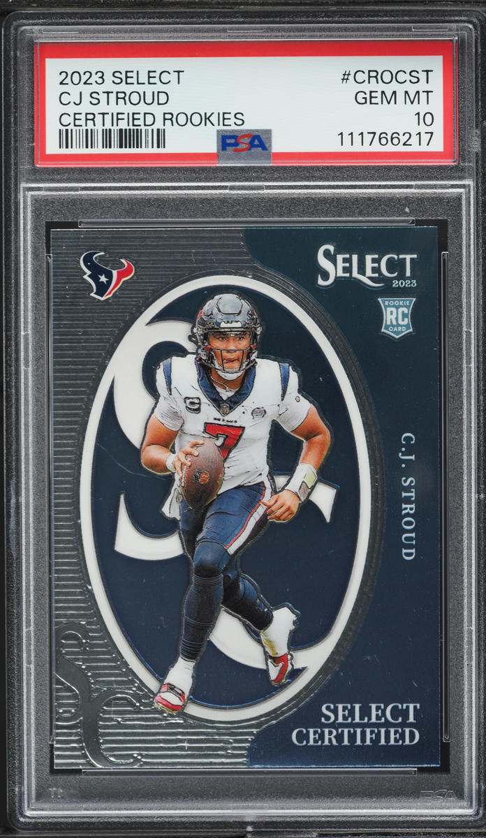 2023 Select Certified C.J. Stroud ROOKIE #CRO-CST PSA 10 GEM MINT