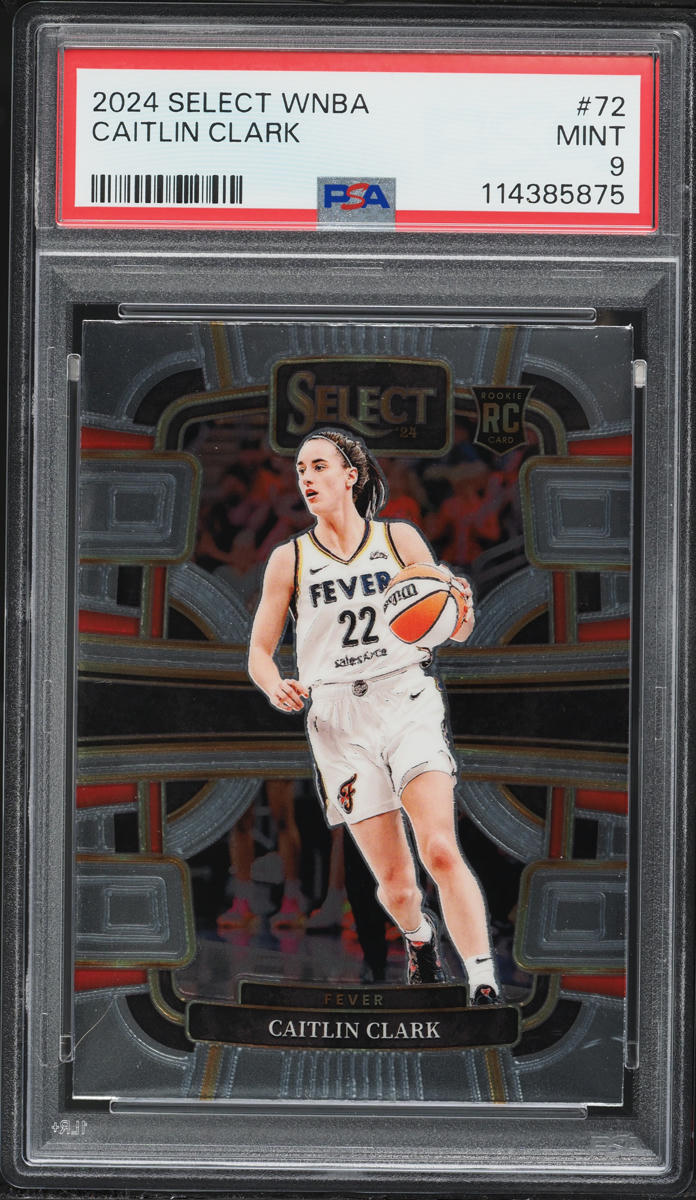 2024 Select WNBA Concourse Caitlin Clark ROOKIE #72 PSA 9 MINT