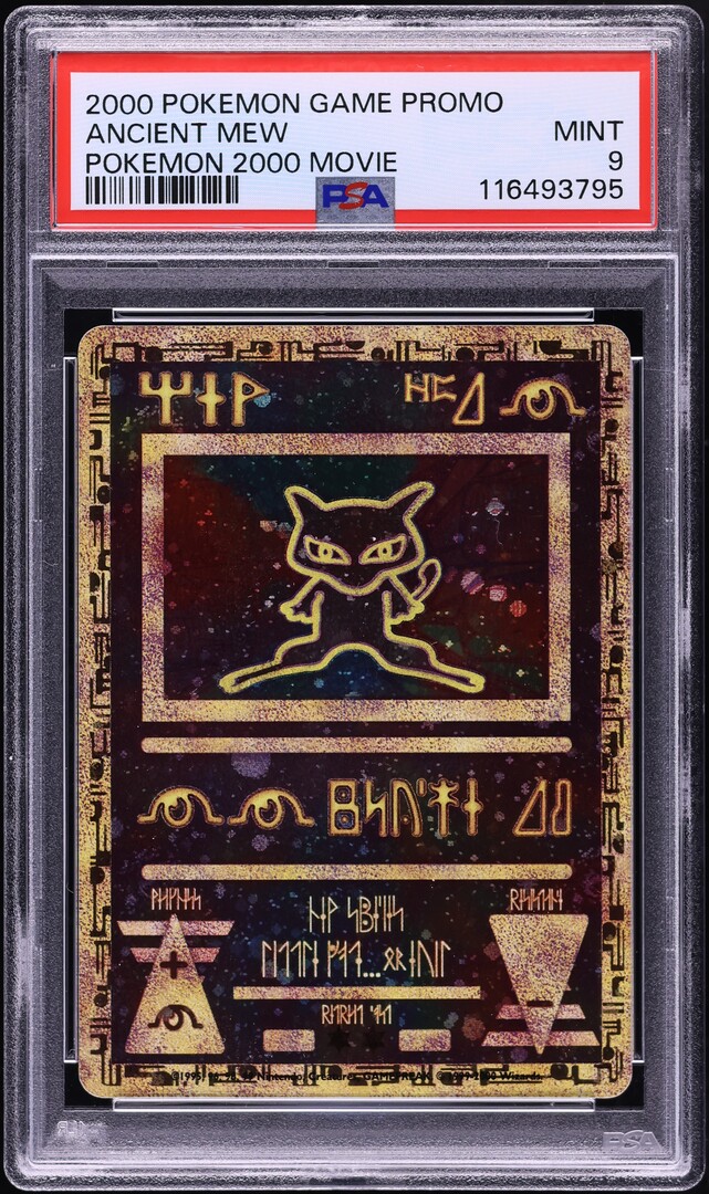 2000 Pokemon Movie Promo Ancient Mew PSA 9 MINT