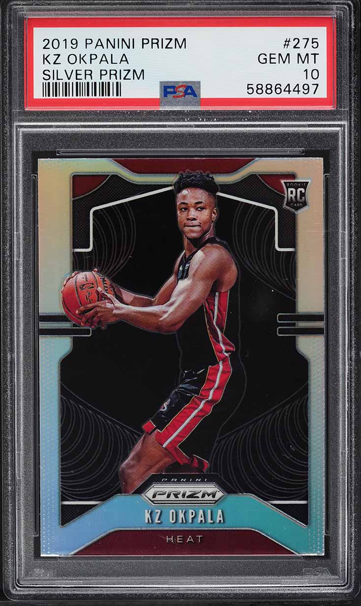 2019 Panini Prizm Silver Prizms KZ Okpala ROOKIE #275 PSA 10 GEM MINT - Main Image