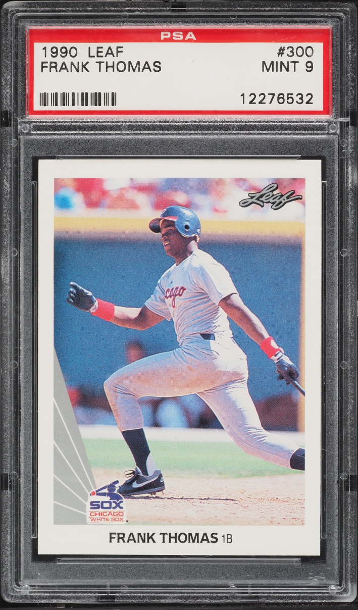 1990 Leaf Frank Thomas ROOKIE #300 PSA 9 MINT
