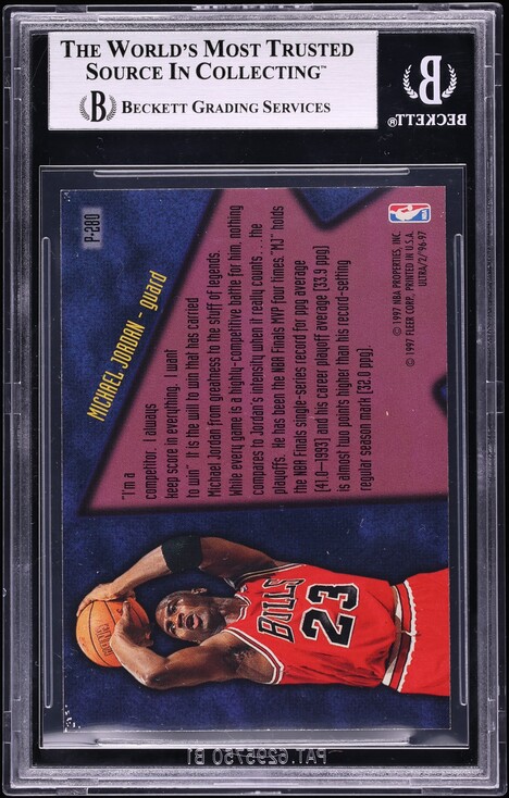 1996 Ultra Platinum Medallion Michael Jordan #P280 BGS 7 NRMT