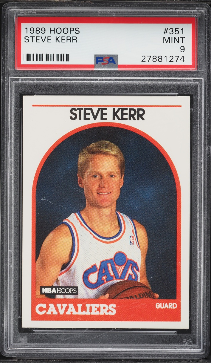 1989 Hoops Steve Kerr ROOKIE #351 PSA 9 MINT