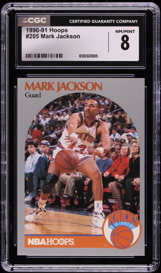 1990 Hoops Mark Jackson #205 CGC 8 NM-MT