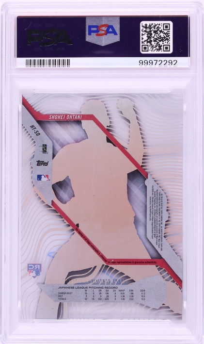 2018 Topps High Tek Shohei Ohtani ROOKIE AUTO DNA 10 #HT-SO PSA 10 GEM MINT