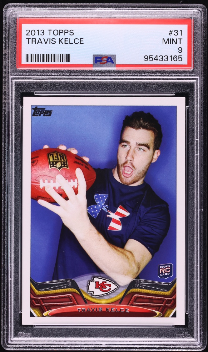 2013 Topps Football Travis Kelce ROOKIE #31 PSA 9 MINT