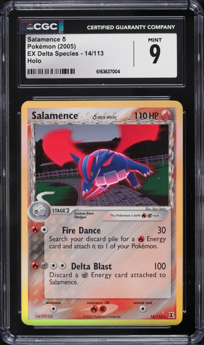 2005 Pokemon EX Delta Species Holo Salamence #14 CGC 9 MINT