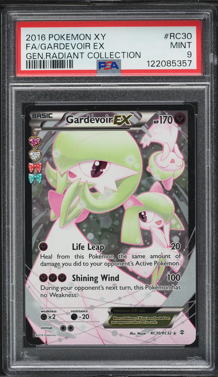 2016 Pokemon XY Generations Radiant Collection Gardevoir EX #RC30 PSA 9 MINT