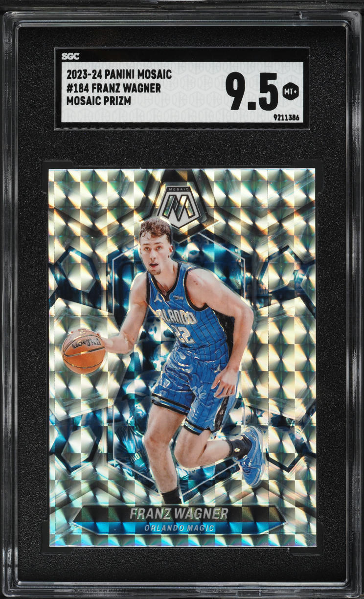 2023 Panini Mosaic Prizm Franz Wagner #184 SGC 9.5 MINT+