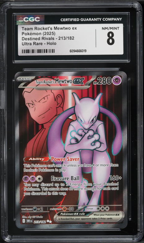 2025 Pokemon Japanese SV Glory Of Team Rocket SAR Rocket's Mewtwo