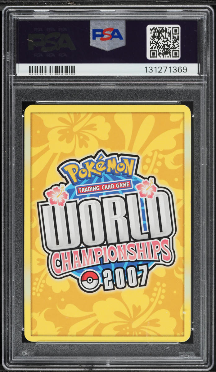 2007 Pokemon World Championships Promo Legend Ascent Vaporeon Ex #110 PSA 7 NRMT