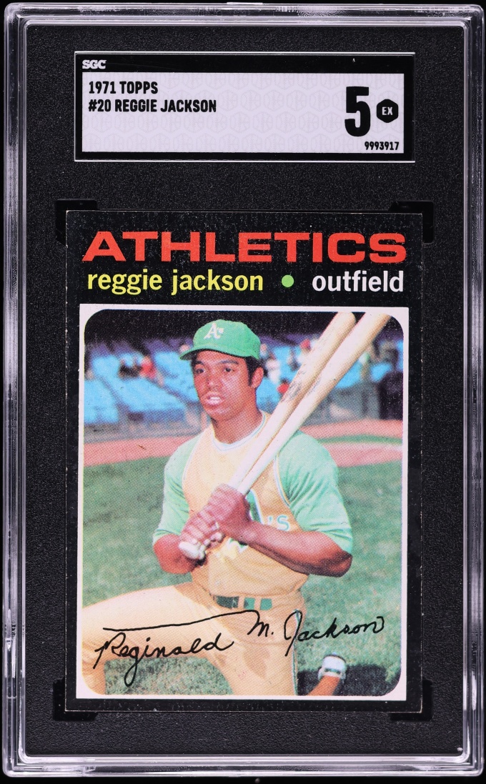 1971 Topps Reggie Jackson #20 SGC 5 EX