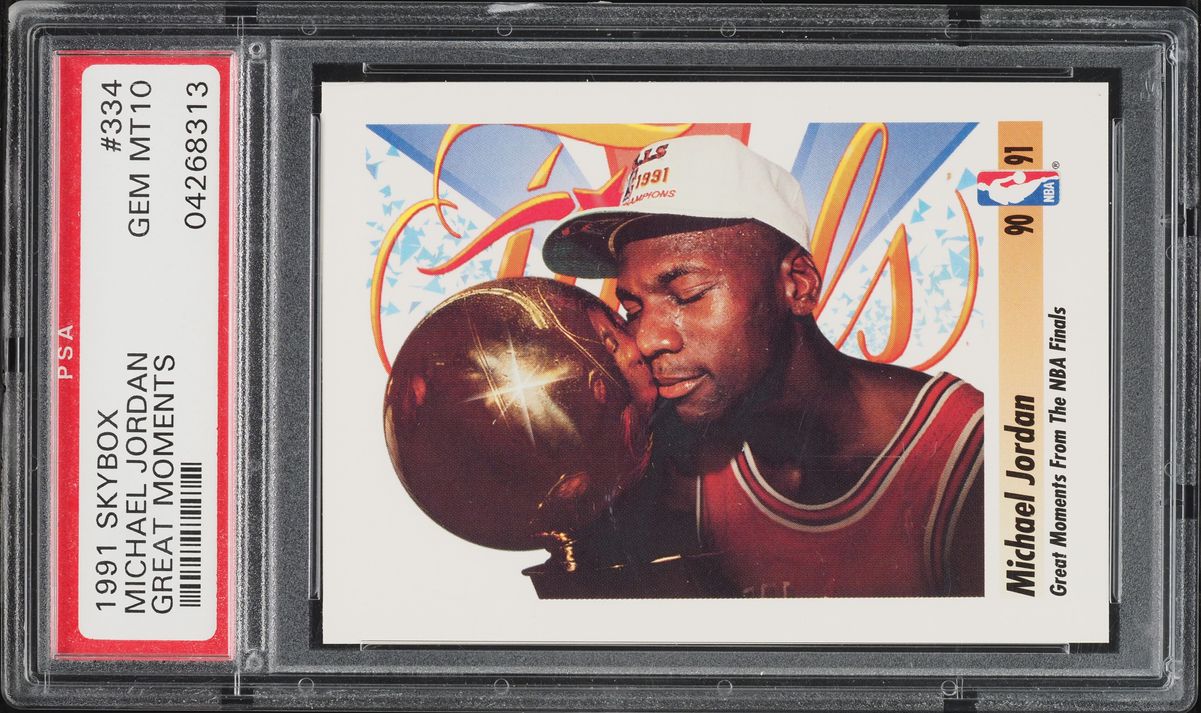 1991 Skybox Great Moments Michael Jordan #334 PSA 10 GEM MINT