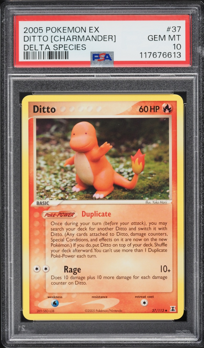 2005 Pokemon EX Delta Species Ditto Charmander #37 PSA 10 GEM MINT