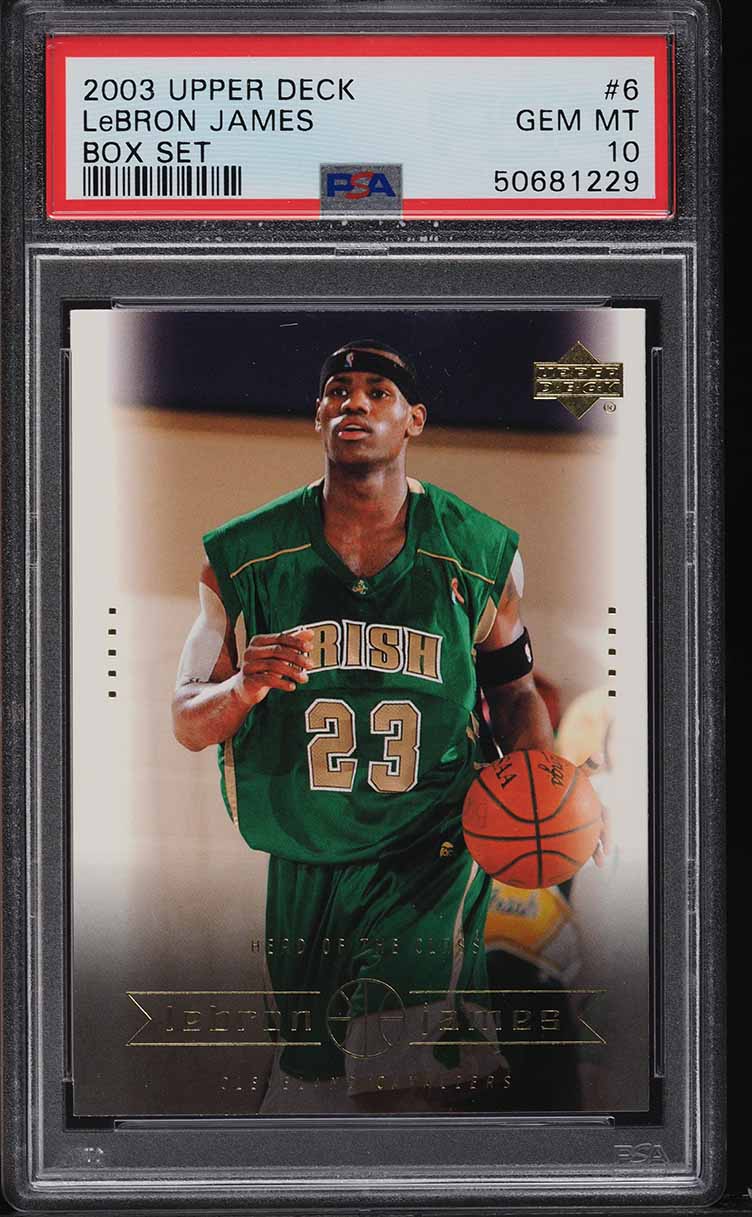 2003 Upper Deck Box Set LeBron James ROOKIE RC #27 PSA 10