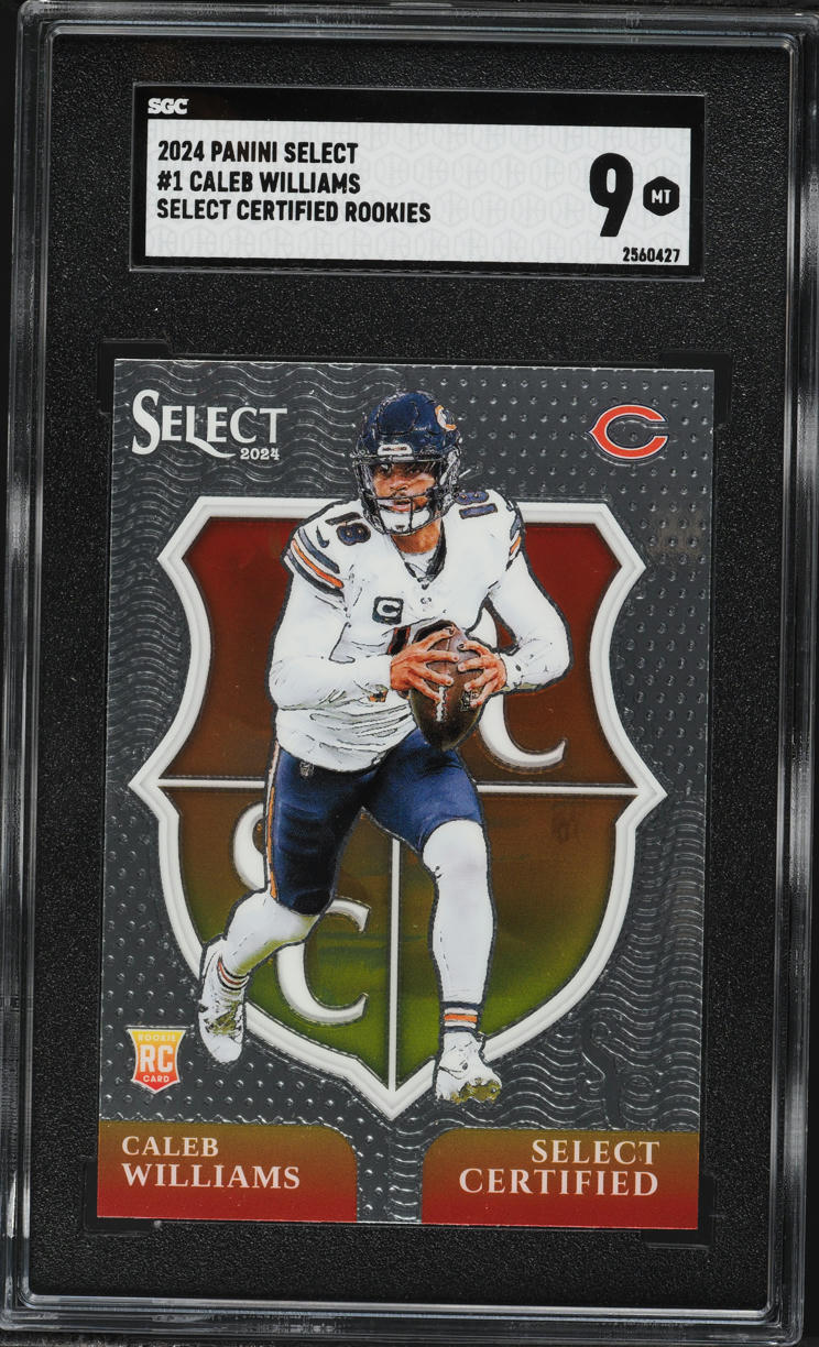2024 Select Certified Caleb Williams ROOKIE #1 SGC 9 MINT