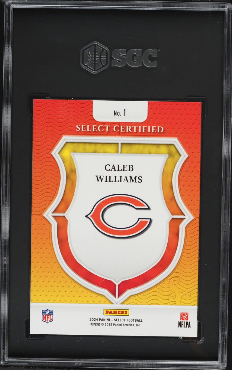 2024 Select Certified Caleb Williams ROOKIE #1 SGC 9 MINT