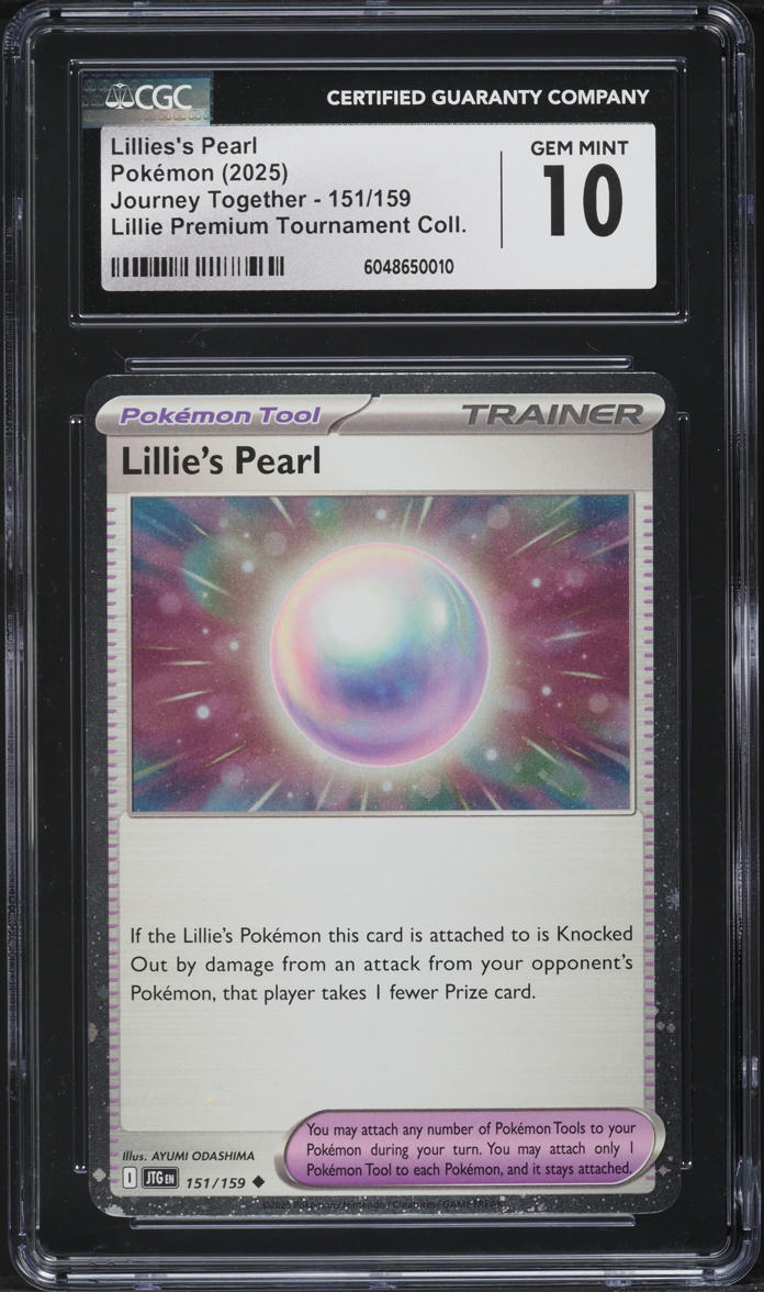 2025 Pokemon SV Journey Together Premium Tournament Lillies's Pearl #151 CGC 10
