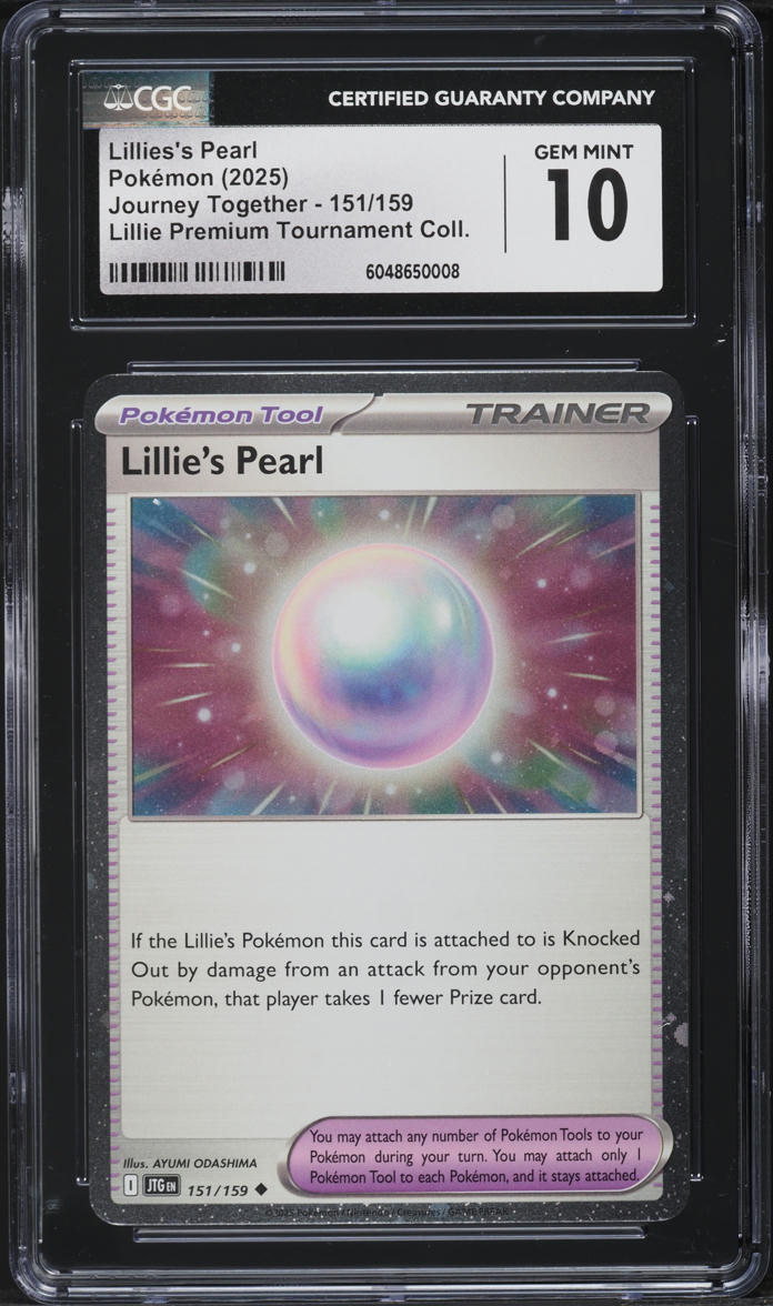2025 Pokemon SV Journey Together Premium Tournament Lillies's Pearl #151 CGC 10