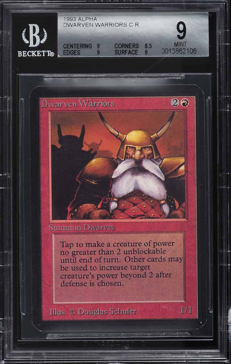 1993 Magic The Gathering MTG Alpha Hill Giant C R BGS 8.5 NM-MT+