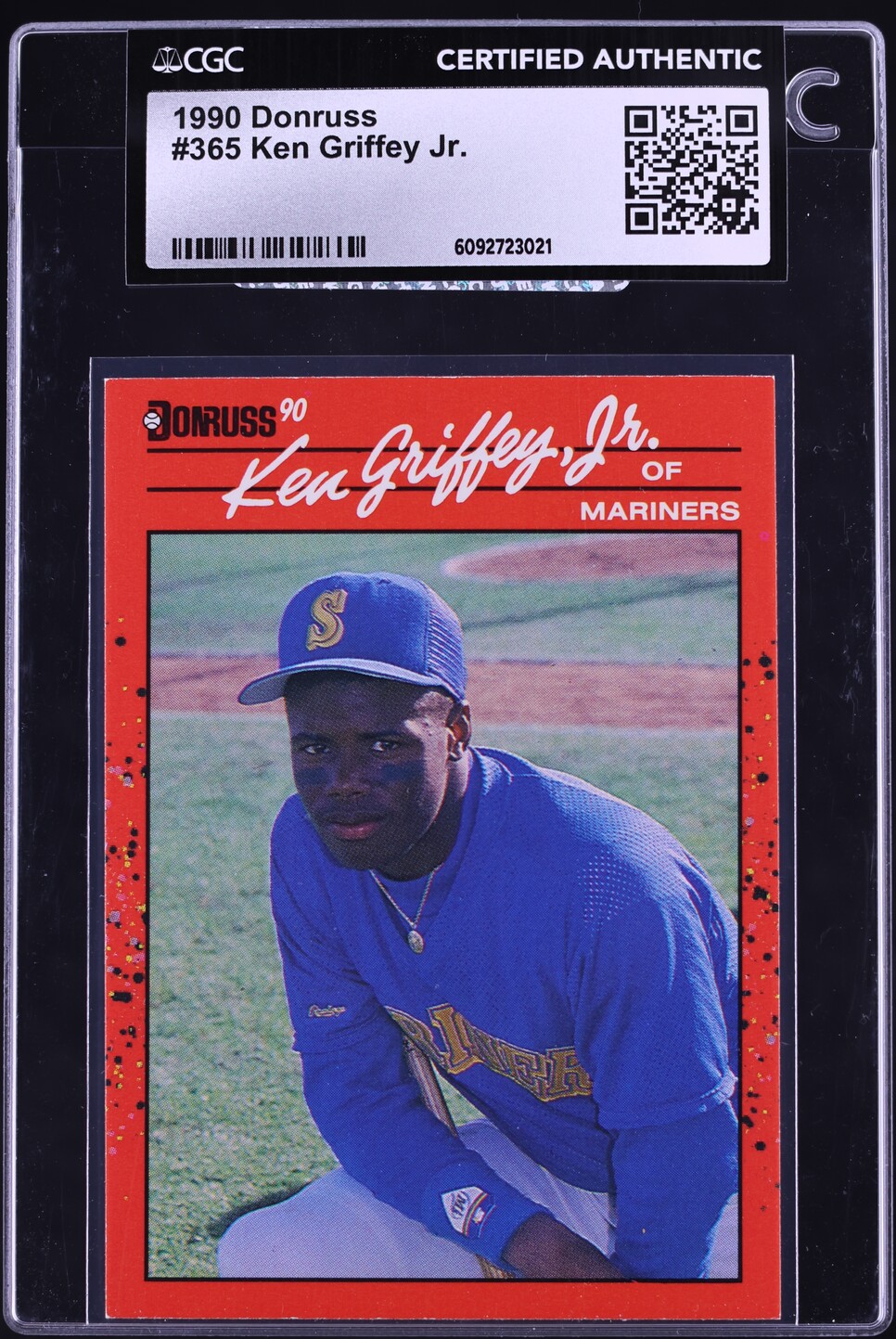 1990 Donruss Ken Griffey Jr. #365 CGC AUTH