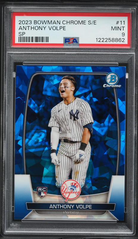 2023 Topps Transcendent Collection Gold Frame Anthony Volpe RC