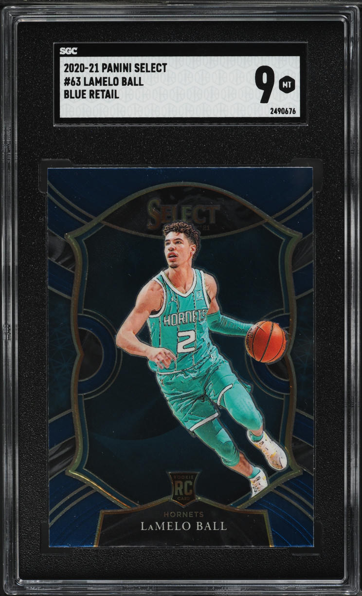 2020 Select Concourse Blue Retail LaMelo Ball ROOKIE #63 SGC 9 MINT