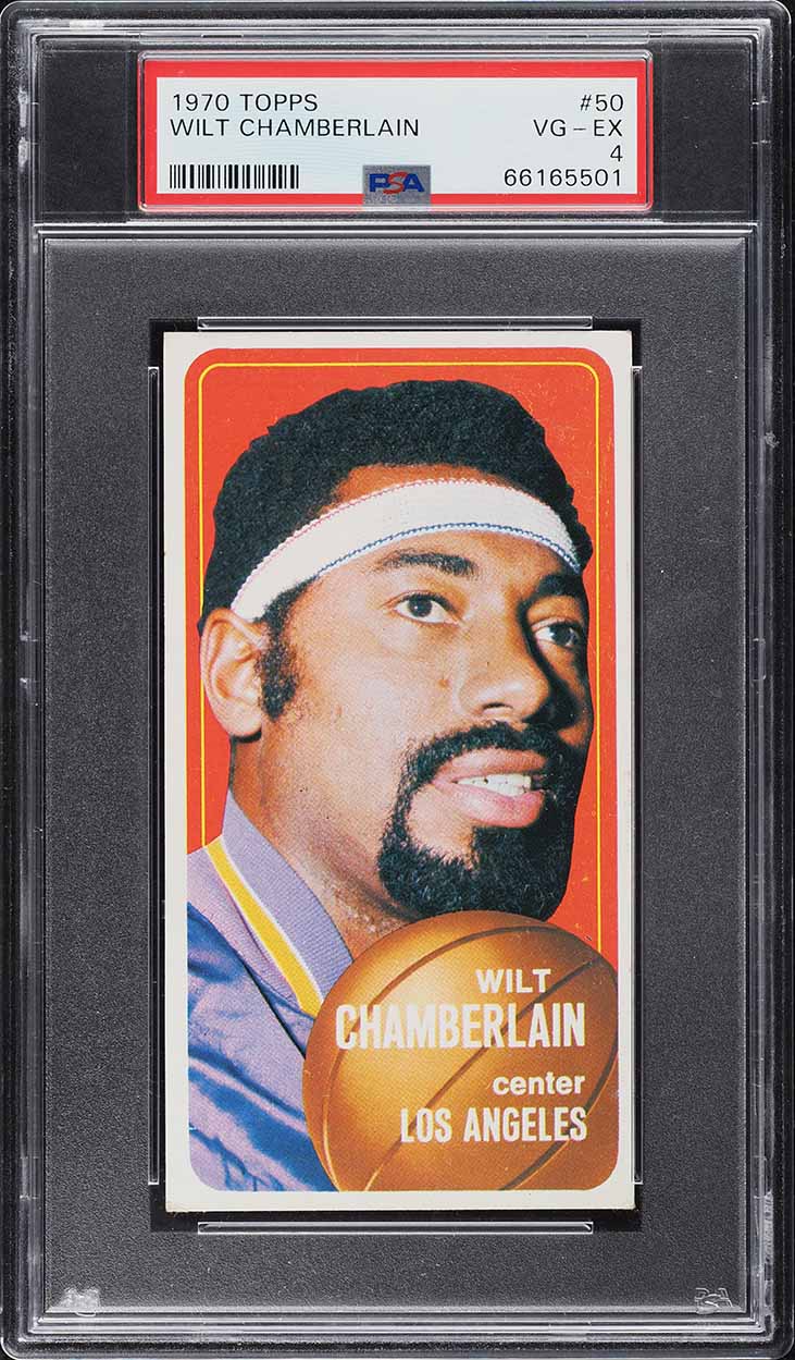 1970 Topps Basketball Wilt Chamberlain #50 PSA 4 VGEX