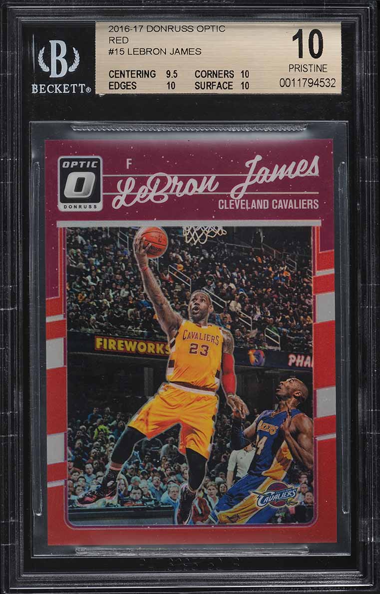 2016-17 Prestige Stat Stars #5 LeBron James on Fanatics Collect