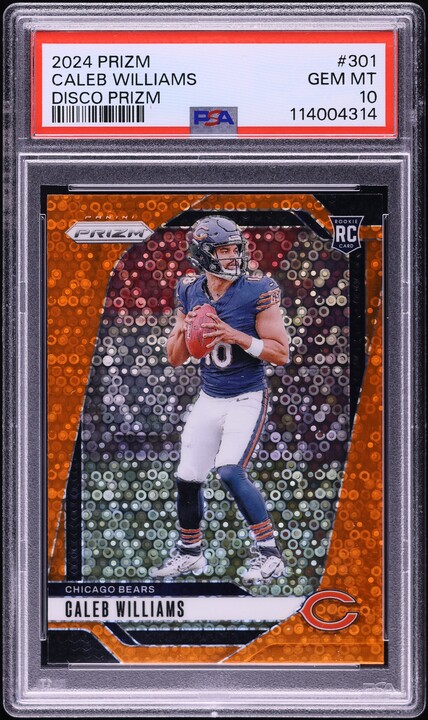 2024 Panini Prizm Snake Skin Caleb Williams ROOKIE #301 PSA