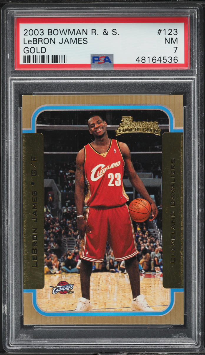 その他 2003 Bowman Lebron James RC #123 NBA LeBron James 2003-04 Bowman Chrome Rookie Card #123 BGS 9.5 Gem