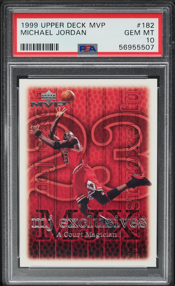1999 Upper Deck MVP Michael Jordan #182 PSA 10 GEM MINT