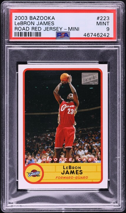 2003 Fleer E-X LeBron James ROOKIE #102 PSA 9 MINT on Fanatics Collect