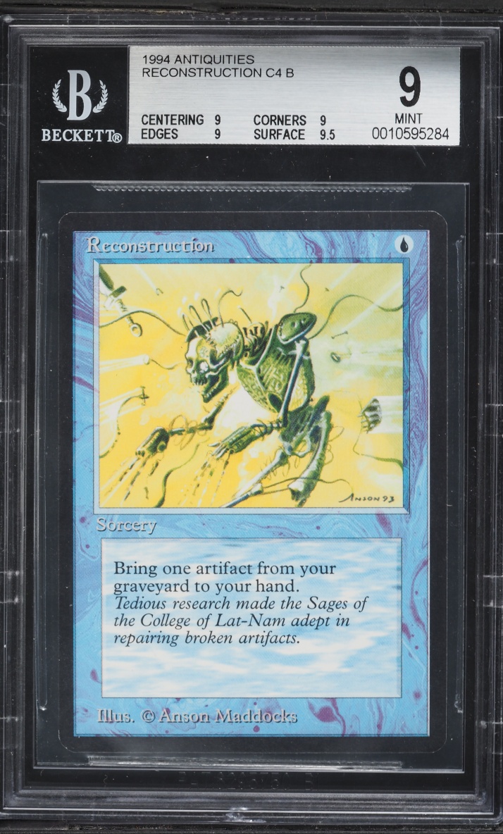 1994 Magic The Gathering MTG Antiquities Reconstruction BGS 9 MINT on ...