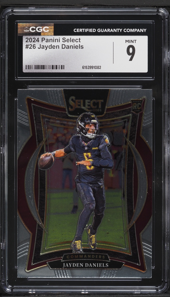 2024 Select Concourse Jayden Daniels ROOKIE #26 CGC 9 MINT