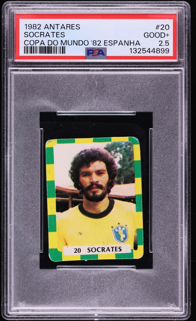 1982 Editora Antares Copa Do Mundo '82 Espanha Socrates #20 PSA 2.5 GD+ ...