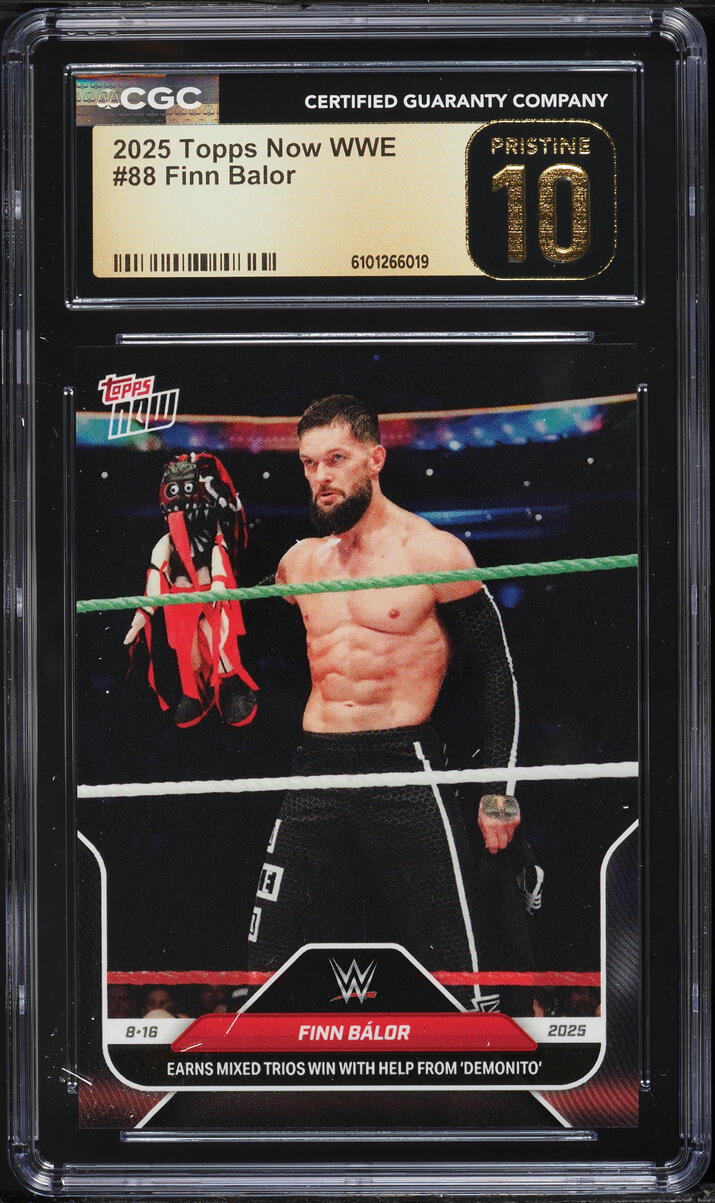 2025 Topps Now WWE Finn Balor #88 CGC 10 PRISTINE